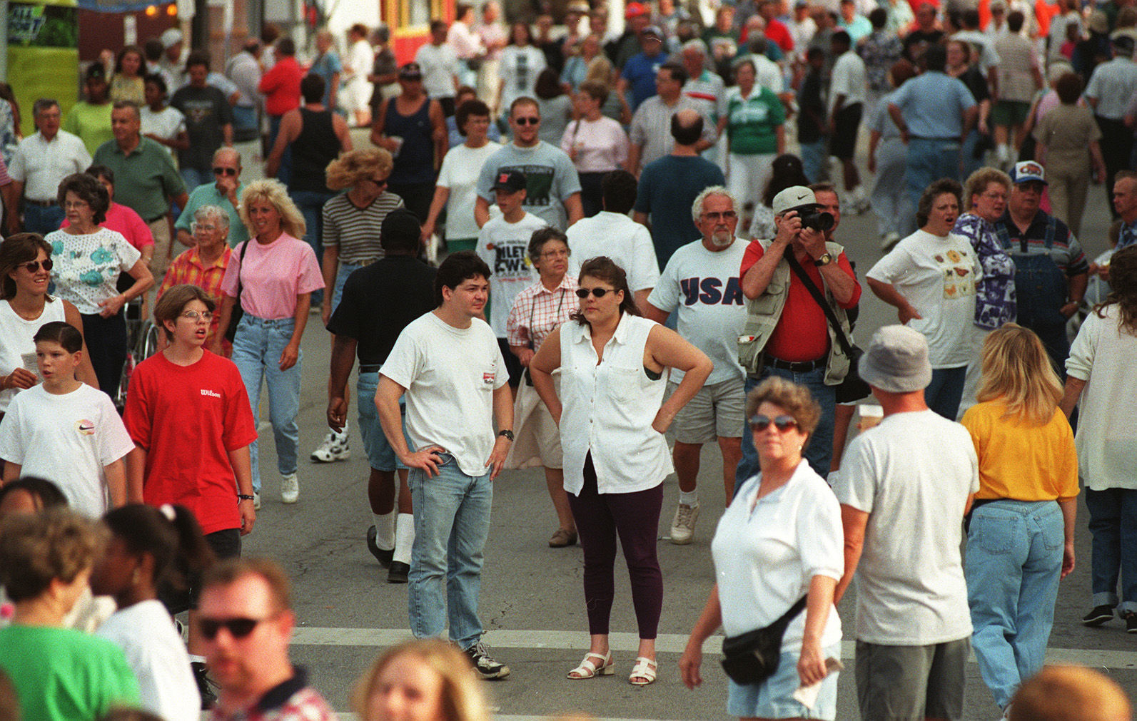 Check out that '90s fashion